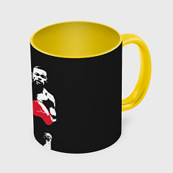 Кружка 3D Рой Джонс, цвет: 3D-белый + желтый