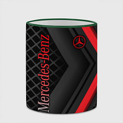 Кружка 3D Mercedes-Benz, цвет: 3D-зеленый кант — фото 2
