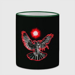 Кружка 3D Pyrokinesis, цвет: 3D-зеленый кант — фото 2