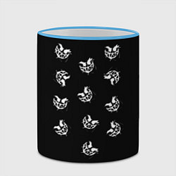 Кружка 3D Pyrokinesis, цвет: 3D-небесно-голубой кант — фото 2