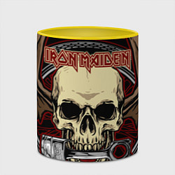 Кружка 3D Iron Maiden, цвет: 3D-белый + желтый — фото 2