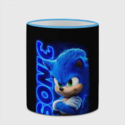 Кружка 3D SONIC, цвет: 3D-небесно-голубой кант — фото 2