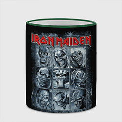 Кружка 3D Iron Maiden, цвет: 3D-зеленый кант — фото 2