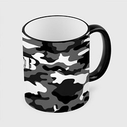 Кружка 3D Пограничные Войска, цвет: 3D-черный кант