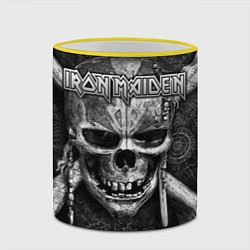 Кружка 3D Iron Maiden, цвет: 3D-желтый кант — фото 2