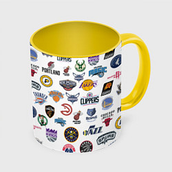 Кружка цветная NBA Pattern