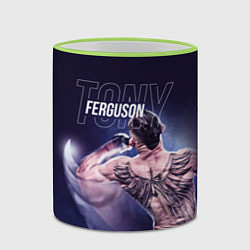 Кружка 3D Tony Ferguson, цвет: 3D-светло-зеленый кант — фото 2