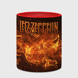 Кружка 3D Led Zeppelin, цвет: 3D-белый + красный — фото 2