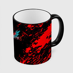 Кружка 3D DEVIL MAY CRY, цвет: 3D-черный кант