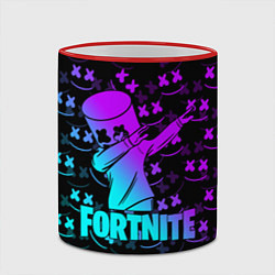 Кружка 3D FORTNITE X MARSHMELLO, цвет: 3D-красный кант — фото 2