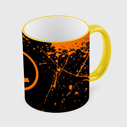 Кружка 3D HALF-LIFE, цвет: 3D-желтый кант