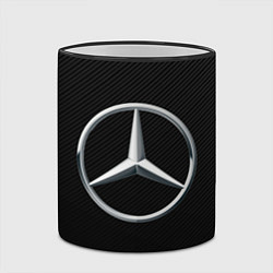 Кружка 3D MERCEDES-BENZ CARBON, цвет: 3D-черный кант — фото 2