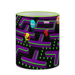 Кружка 3D PAC-MAN 3D, цвет: 3D-светло-зеленый кант — фото 2