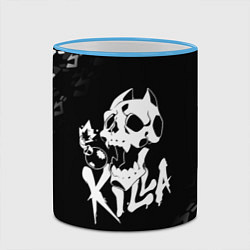Кружка 3D KILLER QUEEN, цвет: 3D-небесно-голубой кант — фото 2