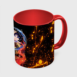 Кружка цветная KIMETSU NO YAIBA