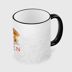 Кружка 3D Queen, цвет: 3D-черный кант