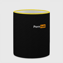 Кружка 3D PORNHUB, цвет: 3D-желтый кант — фото 2
