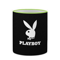 Кружка 3D PLAYBOY, цвет: 3D-светло-зеленый кант — фото 2