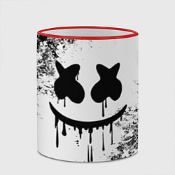 Кружка 3D Marshmello, цвет: 3D-красный кант — фото 2