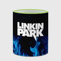 Кружка 3D LINKIN PARK, цвет: 3D-светло-зеленый кант — фото 2