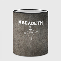 Кружка 3D Megadeth, цвет: 3D-черный кант — фото 2