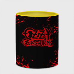 Кружка 3D Ozzy Osbourne, цвет: 3D-белый + желтый — фото 2