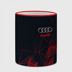 Кружка 3D AUDI, цвет: 3D-красный кант — фото 2