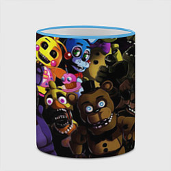 Кружка 3D Five Nights At Freddy's, цвет: 3D-небесно-голубой кант — фото 2