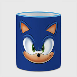 Кружка 3D SONIC, цвет: 3D-небесно-голубой кант — фото 2