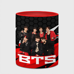 Кружка 3D BTS, цвет: 3D-белый + красный — фото 2