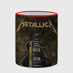 Кружка 3D Metallica, цвет: 3D-красный кант — фото 2
