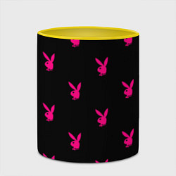 Кружка 3D PLAYBOY, цвет: 3D-белый + желтый — фото 2
