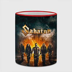 Кружка 3D Sabaton, цвет: 3D-красный кант — фото 2