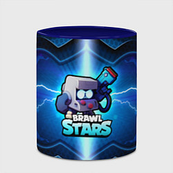 Кружка 3D BrawlStars Oko, цвет: 3D-белый + синий — фото 2