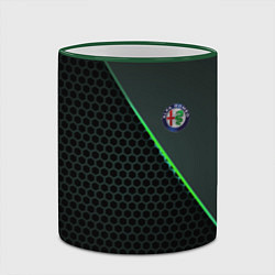 Кружка 3D Alfa Romeo, цвет: 3D-зеленый кант — фото 2