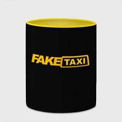 Кружка 3D Fake Taxi, цвет: 3D-белый + желтый — фото 2