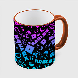 Кружка 3D Roblox, цвет: 3D-оранжевый кант