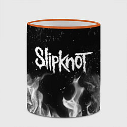 Кружка 3D SLIPKNOT, цвет: 3D-оранжевый кант — фото 2