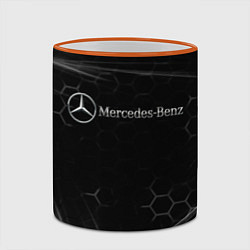 Кружка 3D MERCEDES, цвет: 3D-оранжевый кант — фото 2