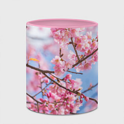 Кружка 3D Ветки Сакуры, цвет: 3D-белый + розовый — фото 2