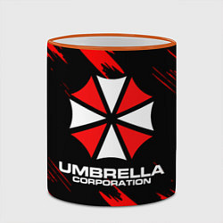 Кружка 3D Umbrella Corporation, цвет: 3D-оранжевый кант — фото 2