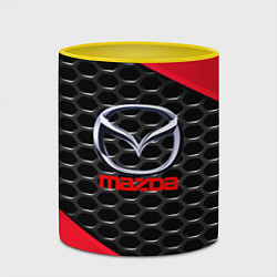 Кружка 3D MAZDA, цвет: 3D-белый + желтый — фото 2