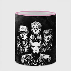 Кружка 3D JOJOS BIZARRE ADVENTURE, цвет: 3D-розовый кант — фото 2