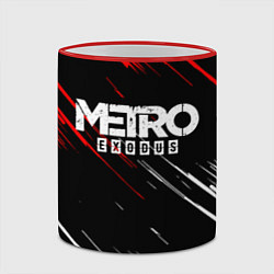 Кружка 3D METRO EXODUS, цвет: 3D-красный кант — фото 2