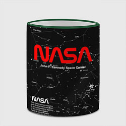 Кружка 3D NASA, цвет: 3D-зеленый кант — фото 2