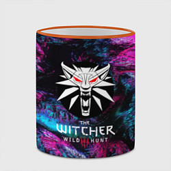 Кружка 3D The Witcher 3, цвет: 3D-оранжевый кант — фото 2