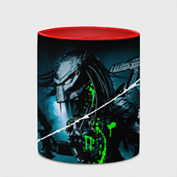 Кружка 3D PREDATOR, цвет: 3D-белый + красный — фото 2