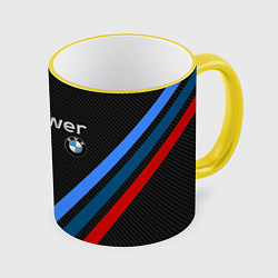 Кружка цветная BMW POWER CARBON