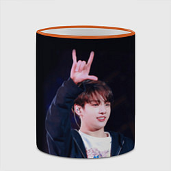 Кружка 3D BTS, цвет: 3D-оранжевый кант — фото 2
