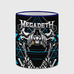 Кружка 3D Megadeth, цвет: 3D-синий кант — фото 2